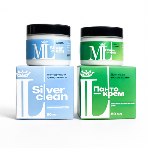 Матирующий крем для лица «Silver Clean|Сильвер Клин»